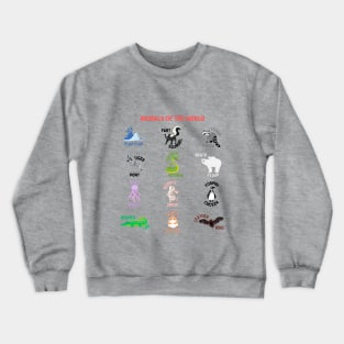 Animals of the World Crewneck Sweatshirt